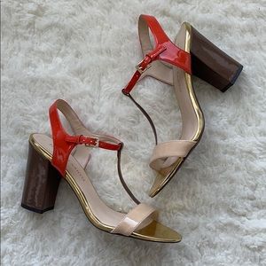 Franco Sarto Strapy Chunky Heel Sandle